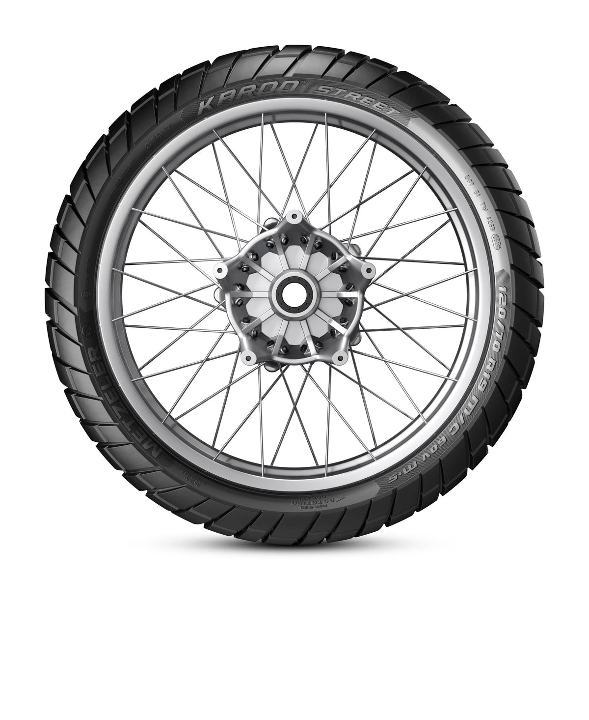 Metzeler Karoo Street Dual sport däck fram - PE03160444 bild 4 PMIMAGE:95CA2F17490EE95235B8