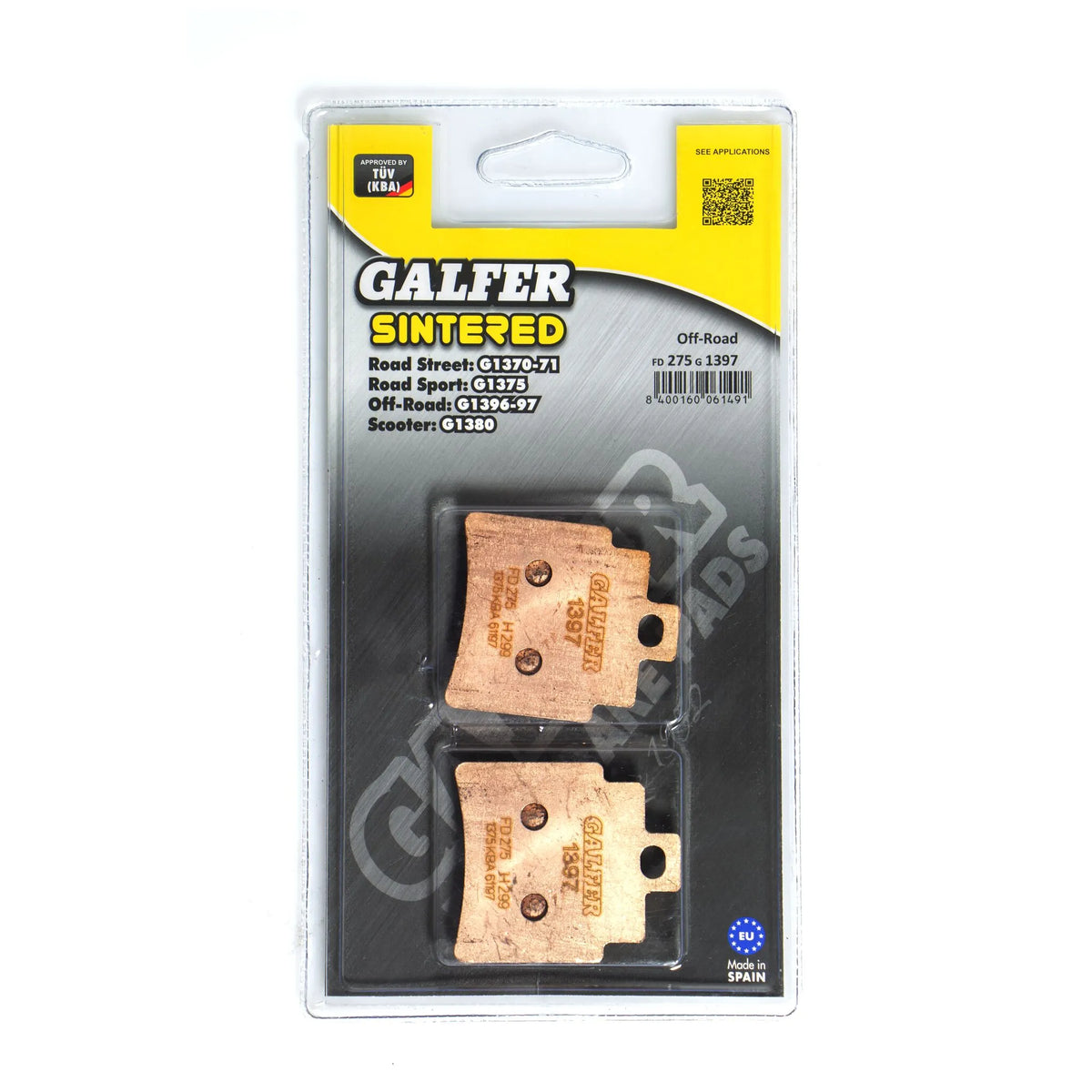 GALFER HH Sinterade Bromsbelägg ATV - PE17213552 bild 1 PMIMAGE:C5CDC0E48138796E1E27