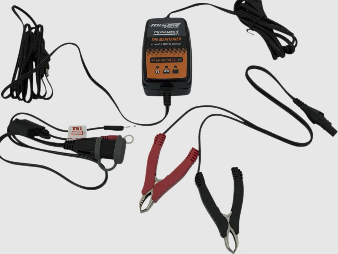 MOOSE OFFROAD HARD-PARTS OptiMate 1 Duo Batteriladdare UK-plugg - PE38070697 bild 1 PMIMAGE:D2FF125E6A2F635457B2