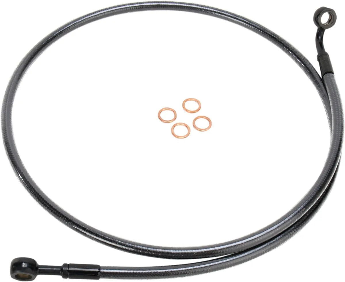 Magnum Shielding E-Z Align Braided Single Disc Front Brake Line Bromsslangar rostfritt stål - PE17413442 bild 1 PMIMAGE:4C5F1C70C7BDFDCE75D5