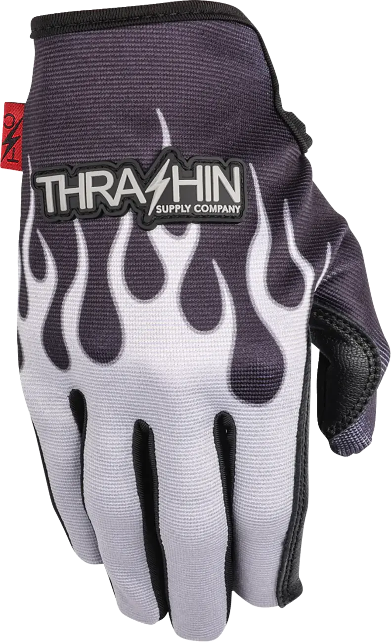 Thrashin Supply Co Stealth Leather Palm Flame Street sport handskar herr - PE33015371 bild 3 PMIMAGE:26F6EED95B203AED9B7A