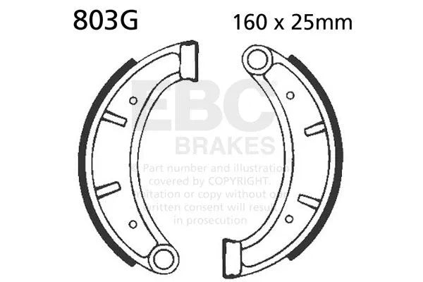 Ebc "G" Grooved Brake Bromsbackar - PE17230574 bild 1 PMIMAGE:C885F1411A712D6000AF