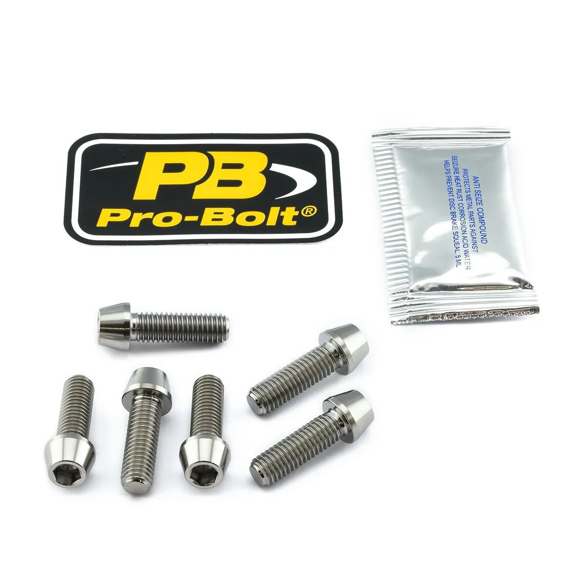 PRO BOLT Titanium Clip-On Styre Fästsats - PE06031006 bild 1 PMIMAGE:8800AE326827C0572007