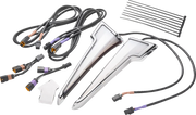 CIRO Quill™ LED Fairing Lights med T-signal för Street Glide krom - PE20403431 bild 1 PMIMAGE:0CCD1116E09B55897079