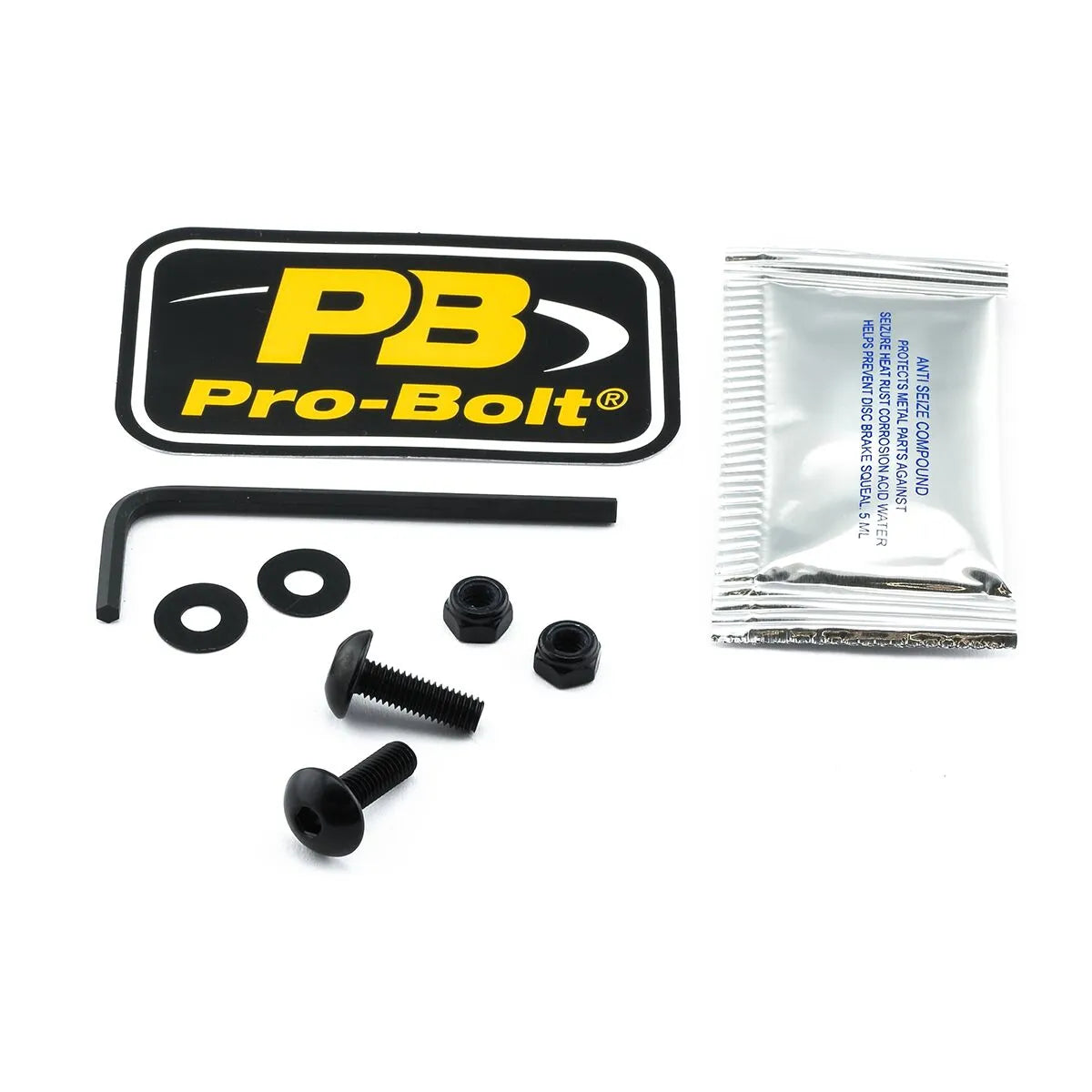 PRO BOLT Aluminium Skruvkit för Skärm Svart - PE23210755 bild 1 PMIMAGE:203B32756C83959ABE1B