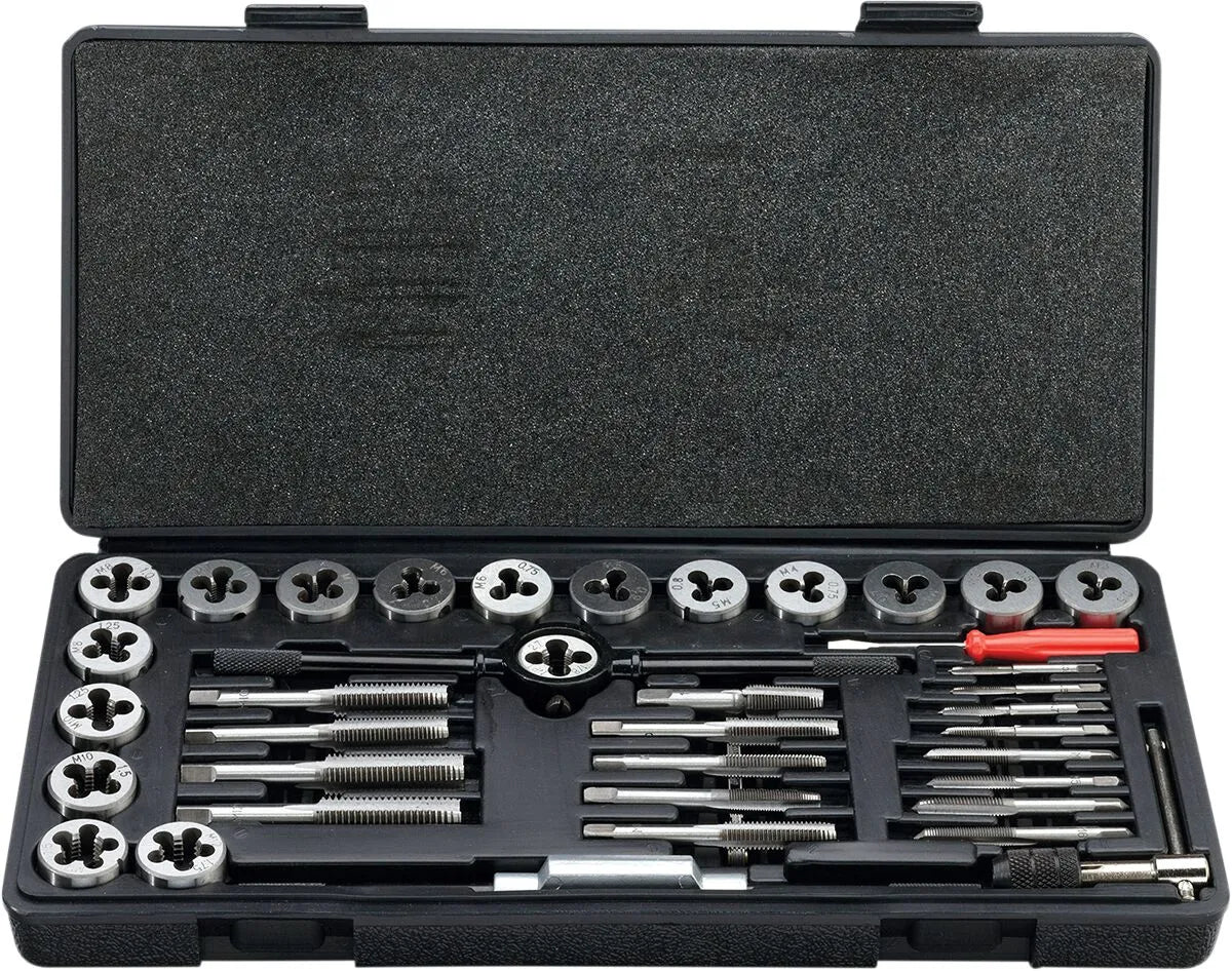 MOOSE OFFROAD HARD-PARTS Metric Tap and Die Set 40 delar - PE38010280 bild 1 PMIMAGE:D06999E6AE2372DF9553