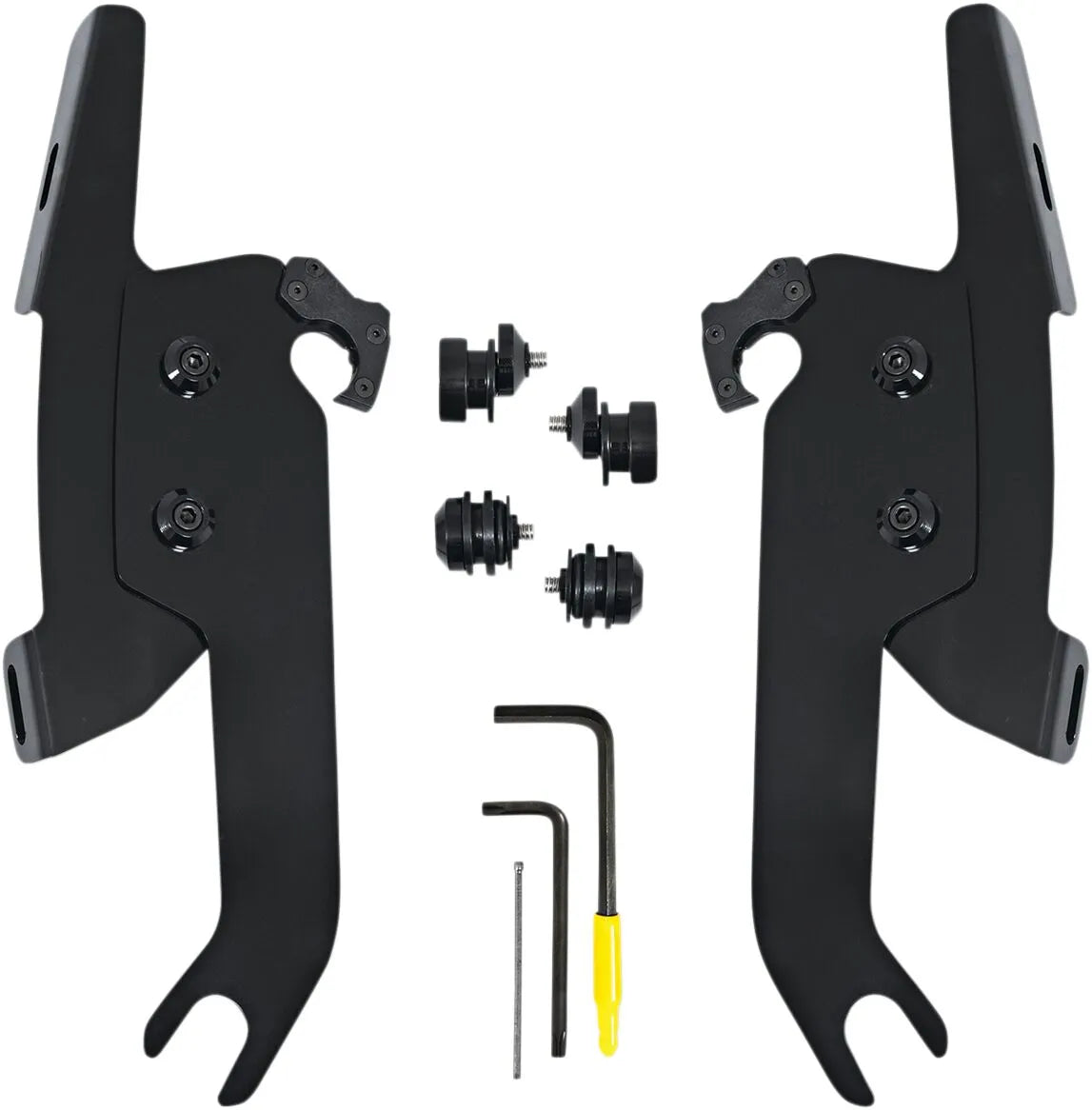 Memphis Shades Hd Fats/Slim Windshield Trigger-Lock Complete Mount Kit Fästdelar & kit för vindrutor - PE23200253 bild 1 PMIMAGE:4FEE787B1D70CE83E963