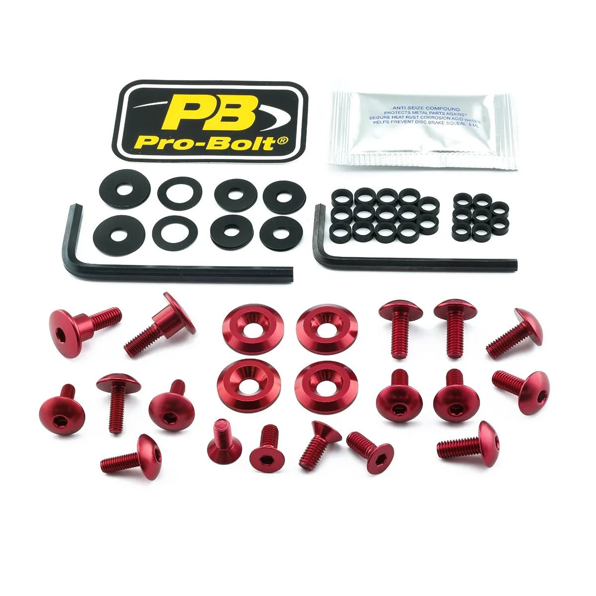 PRO BOLT Aluminium Fairing Bolt Kit för Suzuki - PE23210572 bild 1 PMIMAGE:390BD302B7A2796BBFC1