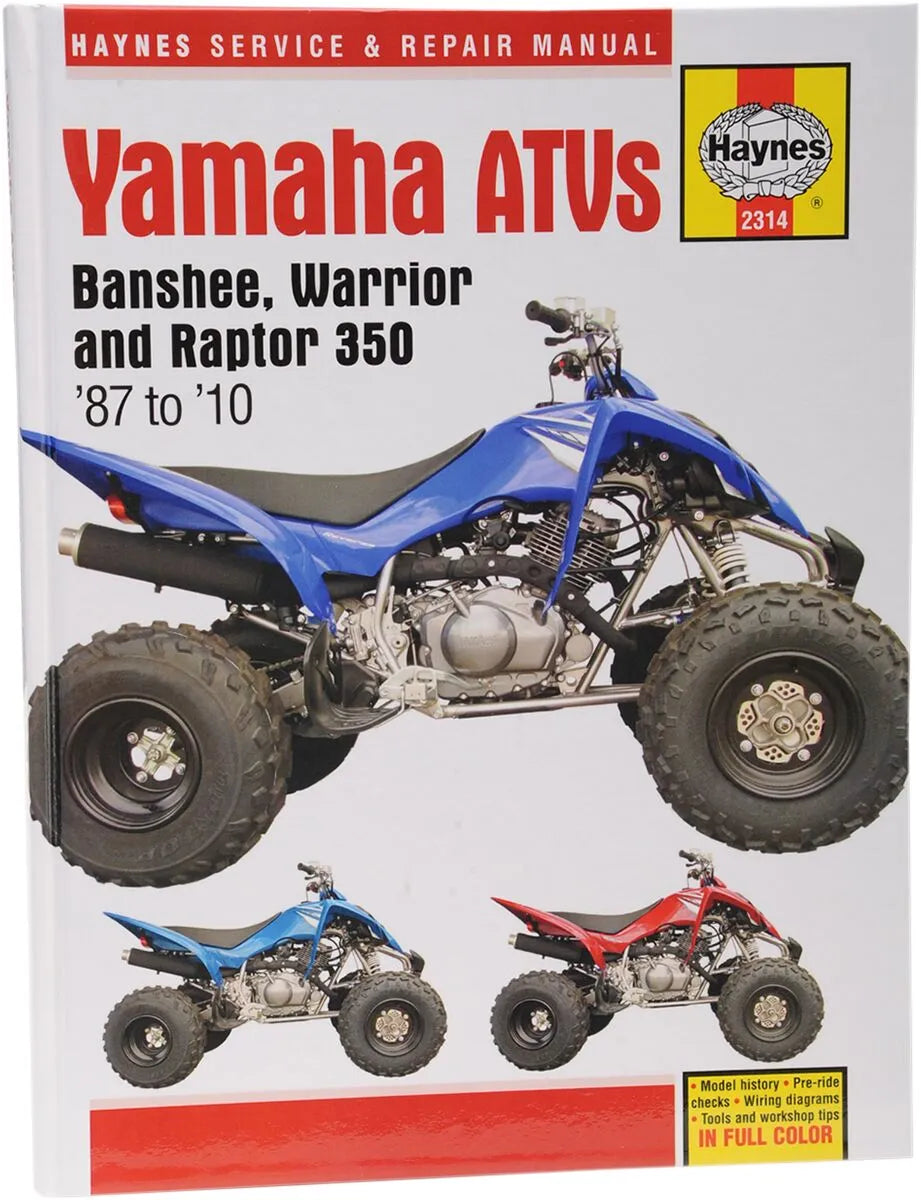 HAYNES ATV Service & Reparationsmanual YFM350X/YFZ350 - PEHM2314 bild 1 PMIMAGE:7917F1B996C530D77049