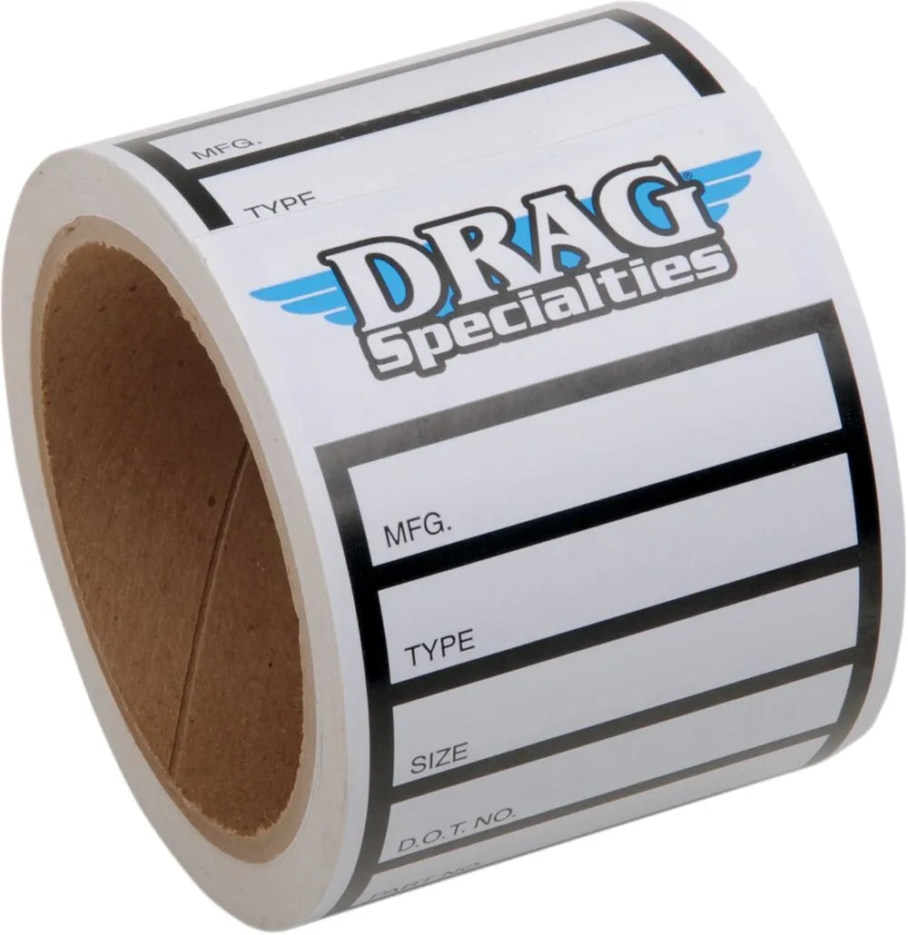 DRAG SPECIALTIES Tire Labels 100-pack - PE99040943 bild 1 PMIMAGE:E151EA154805F3D0C184