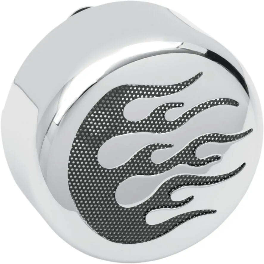 DRAG SPECIALTIES Horn Cover Chrom/Svart Flammor - PE21070052 bild 1 PMIMAGE:F50FA6DDE12F7CEB84E2