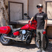 Thrashin Supply Co Stealth Leather Palm Flame Street sport handskar herr - PE33015366 bild 4 PMIMAGE:F8D6C2B3495F837E5646