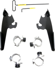 Memphis Shades Hd Fats/Slim Windshield Trigger-Lock Complete Mount Kit Fästdelar & kit för vindrutor - PE23200167 bild 1 PMIMAGE:14167780C51234B33D42