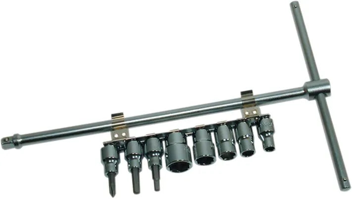 CRUZTOOLS T-SOCKET SET med skjutbar T-handtag och 8-delars hylsnyckelsats - PE38120001 bild 1 PMIMAGE:2855ADEC84E1576D8719
