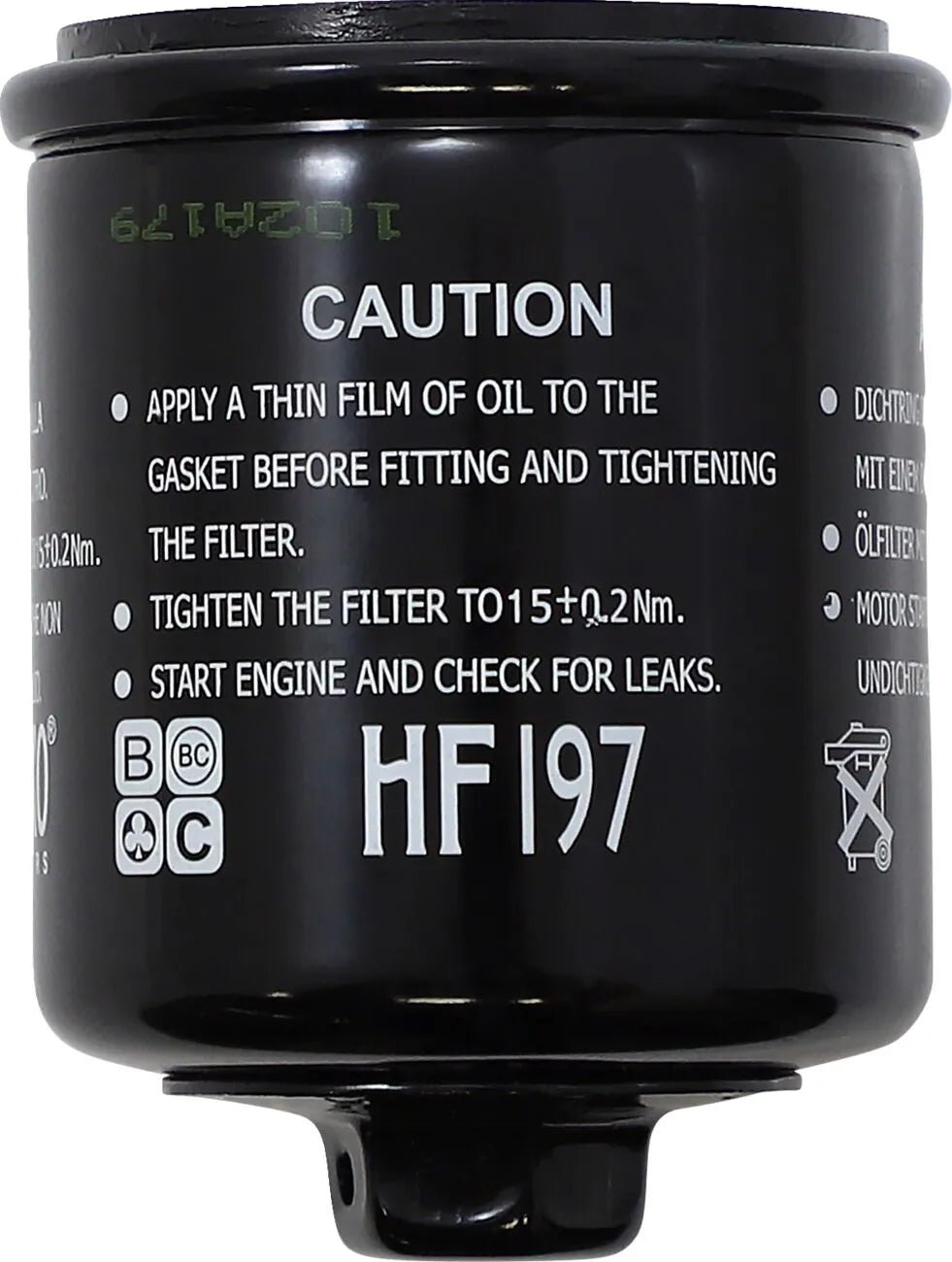 Hiflofiltro Oil Filter Oljefilter - PE07120117 bild 1 PMIMAGE:F4ED14610E65DFAD8C96