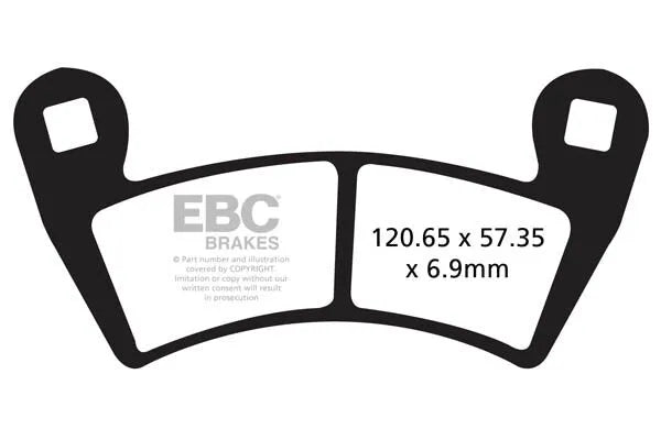 Ebc TT Sport Carbon Fusion Brake Pads Bromsbelägg organisk - PE17200532 bild 1 PMIMAGE:8581980AD57733DBF005
