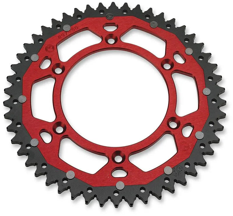 MOOSE OFFROAD HARD-PARTS Dual Rear Sprocket 50T Röd - PE12101542 bild 1 PMIMAGE:6A7C072F5382FC9238F4