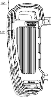 DRAG SPECIALTIES Justerbara golvplattor svart - PE16211241 bild 5 PMIMAGE:B6F66C9F7D325FDC5E96