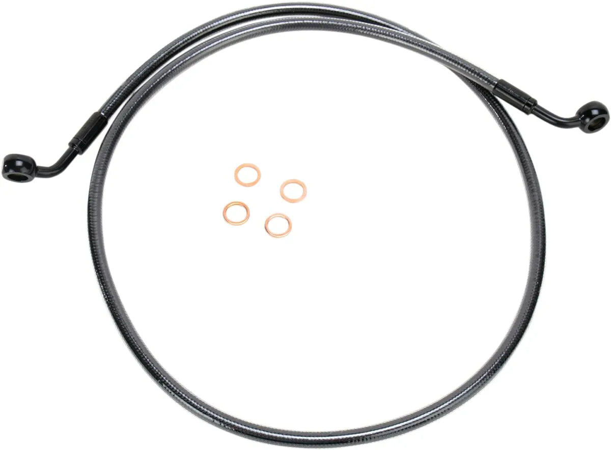Magnum Shielding E-Z Align Braided Single Disc Front Brake Line Bromsslangar rostfritt stål - PE17413431 bild 1 PMIMAGE:CDB09F66EC64E1DE4856