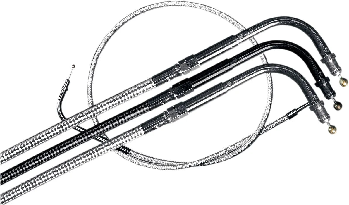 Magnum Shielding Sterling Chromite II® Braided Cable for Harley-Davidson Gasvajrar - PEDS3321 bild 3 PMIMAGE:36C6C84CBB677B37D9AC