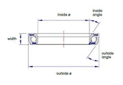 BLACK BEARING Headset Lager HB 30.15X41X7.7MM 36°/45° - PE04100384 bild 3 PMIMAGE:6063914A9CFB6D7D8CFD