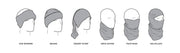 ZAN HEADGEAR Motley Tube® Halsrör Flagga Svart/Vit - PE25020121 bild 2 PMIMAGE:005B1D37084028A9989E