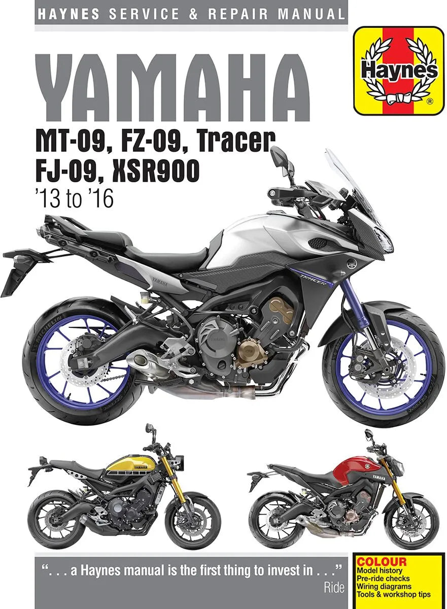 HAYNES Verkstadshandbok Yamaha MT-09 Tracer & SR900 - PE42010311 bild 1 PMIMAGE:E7C97794E49BD42FD41B