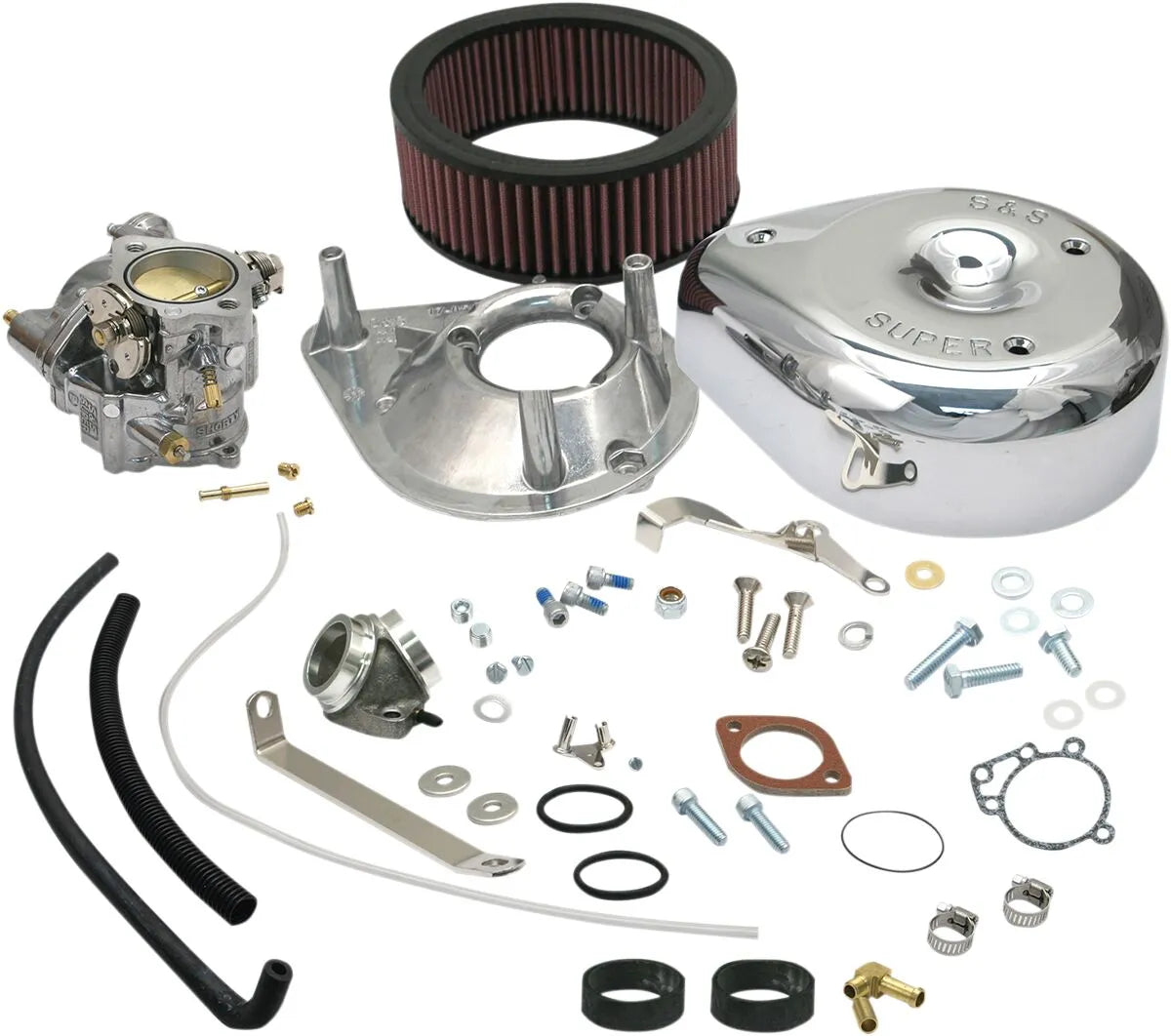 S&S CYCLE Super E för 79-85 XL med VOES Förgasarkit med Insug - PEDS0406 bild 1 PMIMAGE:2CA2FBE5A98D78937E89