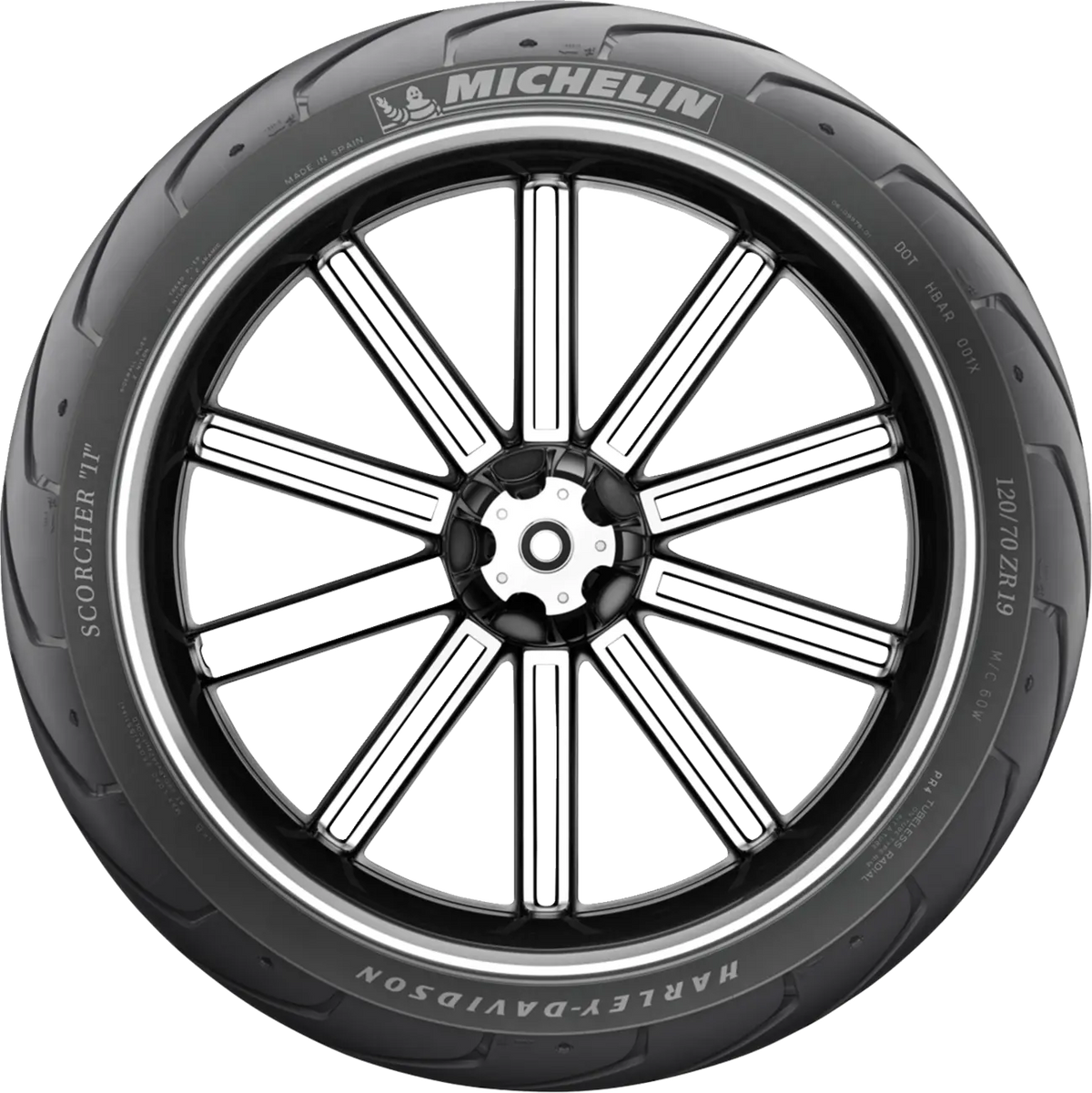 MICHELIN Scorcher 11F 120/70 ZR 18 Motorcykeldäck Fram - PE03030211 bild 7 PMIMAGE:6F8D3309F2AFAA5EB72D