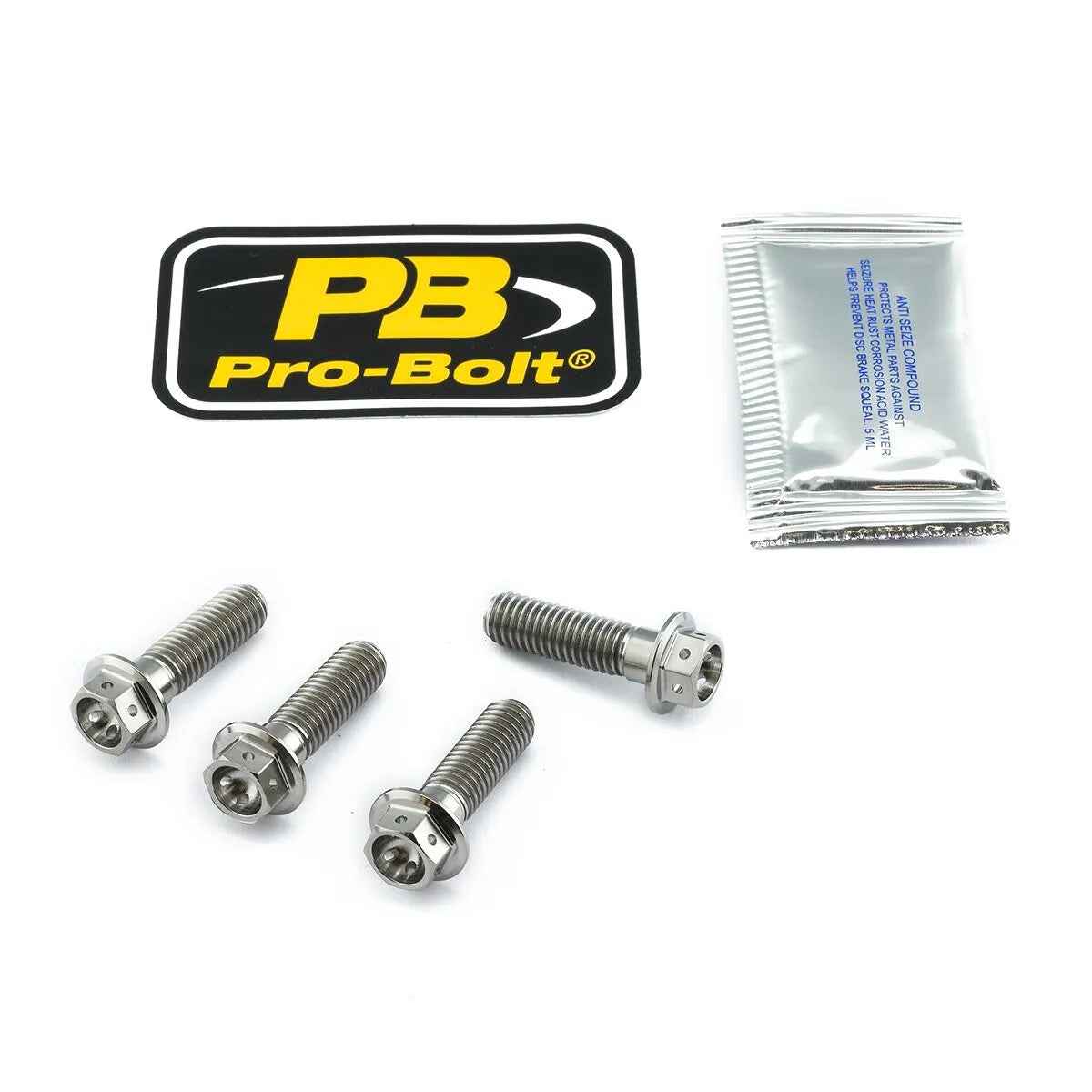 PRO BOLT Titanium Bromsok Montering Set - PE17020532 bild 1 PMIMAGE:A3A14AA47B948EEE6CA3