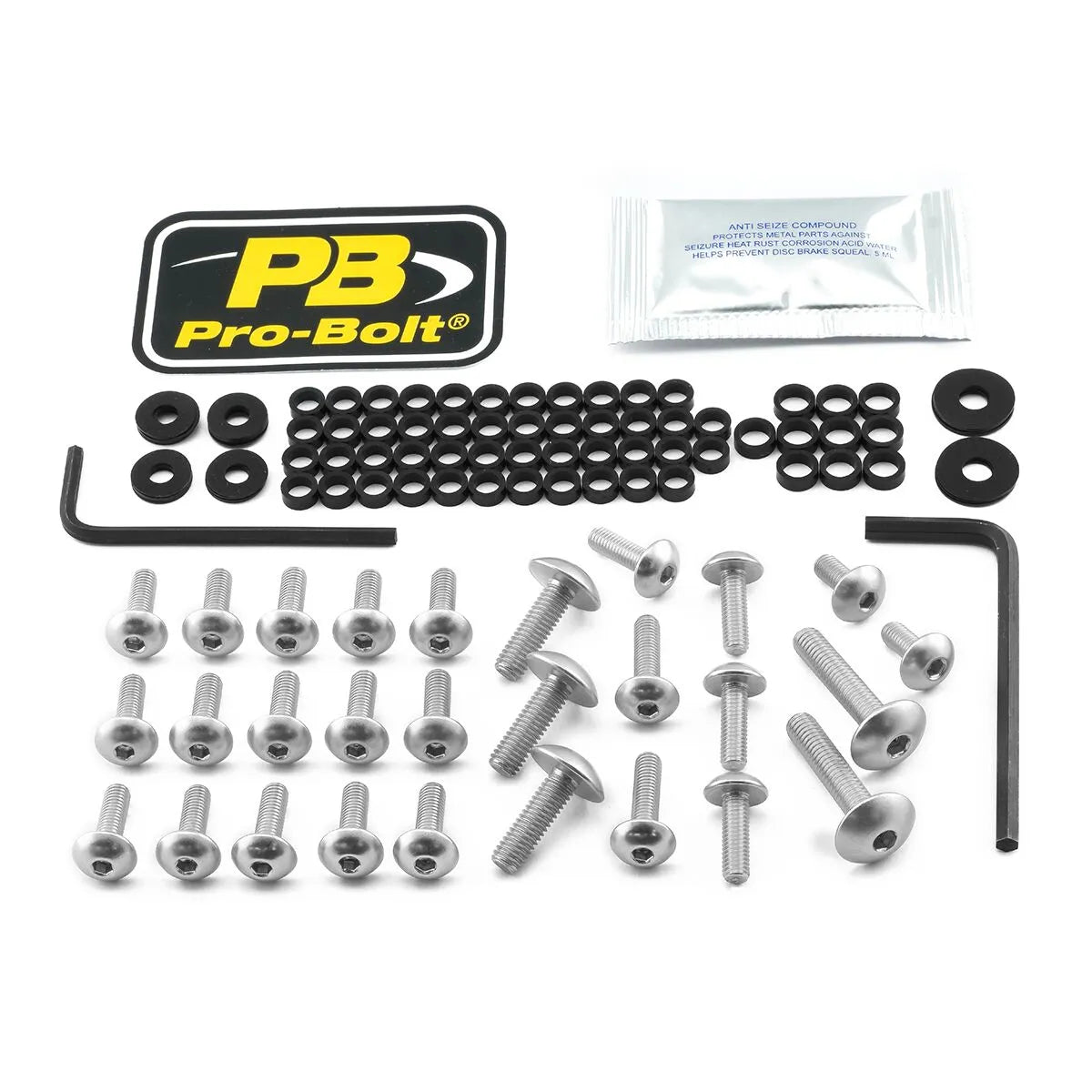 PRO BOLT Aluminium Fairing Bultset för Kawasaki - PE23210533 bild 1 PMIMAGE:B0880E70DE0FCD28220D