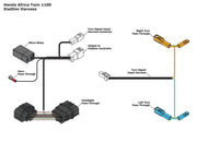 DENALI P&P Dialdim Wiring Adapter för Honda Africa Twin 1100 - PE20403331 bild 2 PMIMAGE:B35BA225A76E9C0E9E61