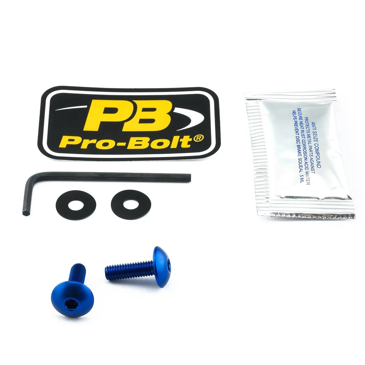 PRO BOLT Aluminium Skruvkit för Skärm Blå - PE23210724 bild 1 PMIMAGE:695E96A2AF2437C1F71D