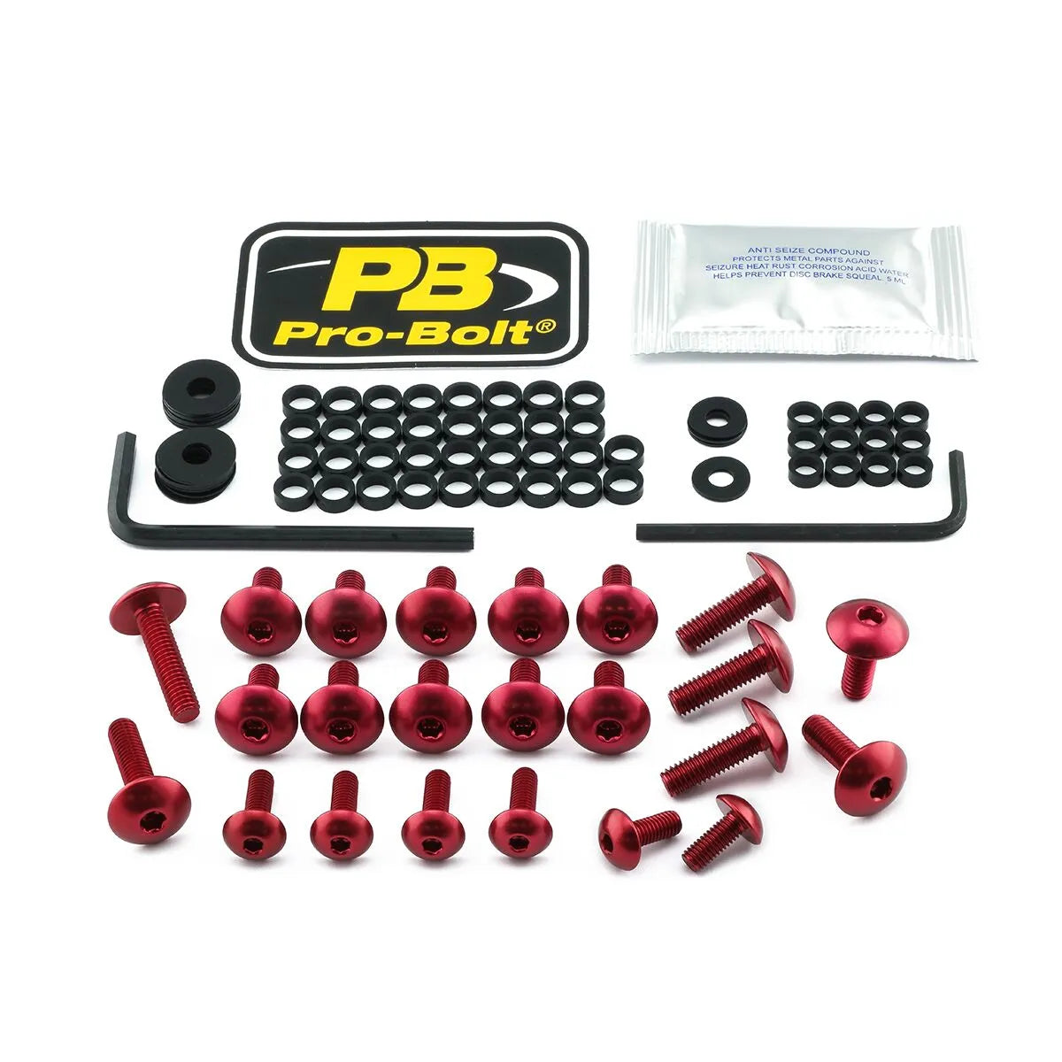 PRO BOLT Aluminium Fairing Bolt Kit för Yamaha - PE23210622 bild 1 PMIMAGE:7B817FA12A7777380D48