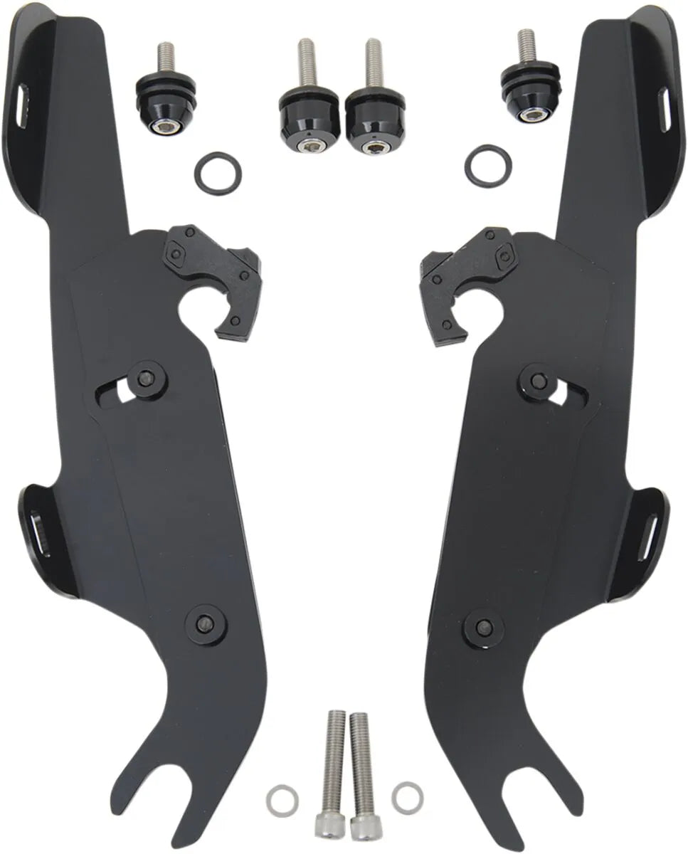 Memphis Shades Hd Fats/Slim Windshield Trigger-Lock Complete Mount Kit Fästdelar & kit för vindrutor - PE23200044 bild 1 PMIMAGE:11921CB648FEF966F6E8