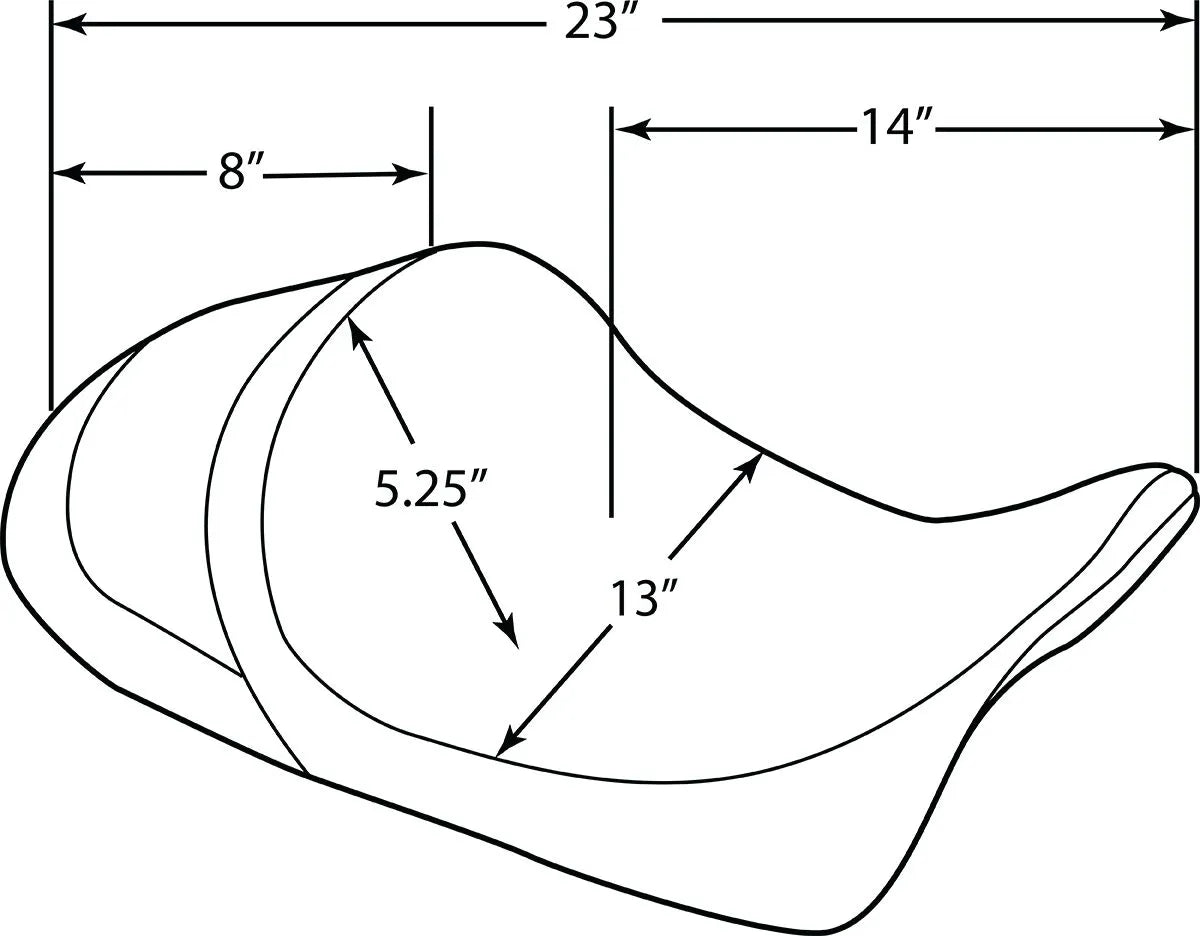 Drag Specialties Seats EZ-ON Mount Forward Low Solo Seat Sadlar Harley Touring - PE08011250 bild 4 PMIMAGE:88C5A692B0ECBFCA3B32