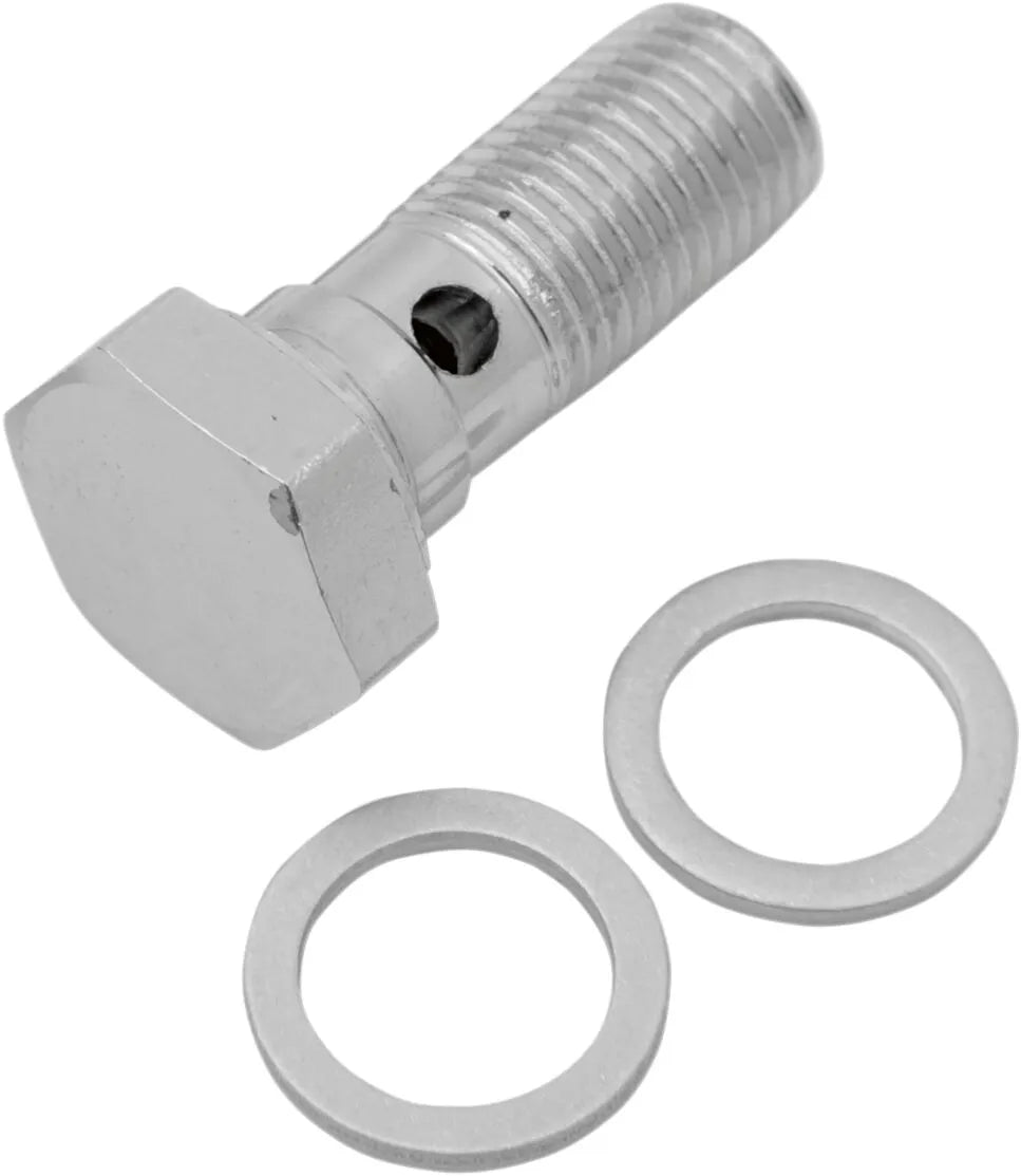 Drag Specialties Universal Chrome Steel Banjo Bolt Tillbehör bromsledningar - PEDS098109 bild 1 PMIMAGE:F8612CFFF8289DEDECC1