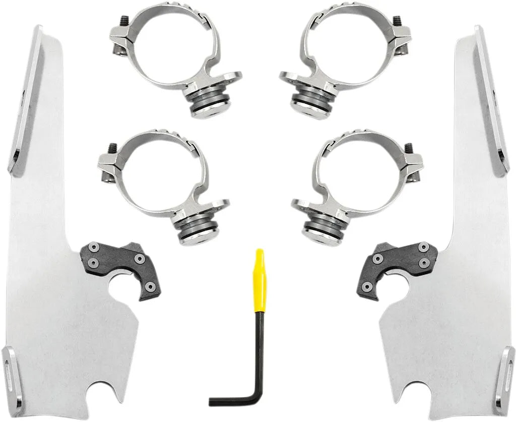 Memphis Shades Hd Fats/Slim Windshield Trigger-Lock Complete Mount Kit Fästdelar & kit för vindrutor - PE23200176 bild 1 PMIMAGE:2A130F3F914BCF1B5C83