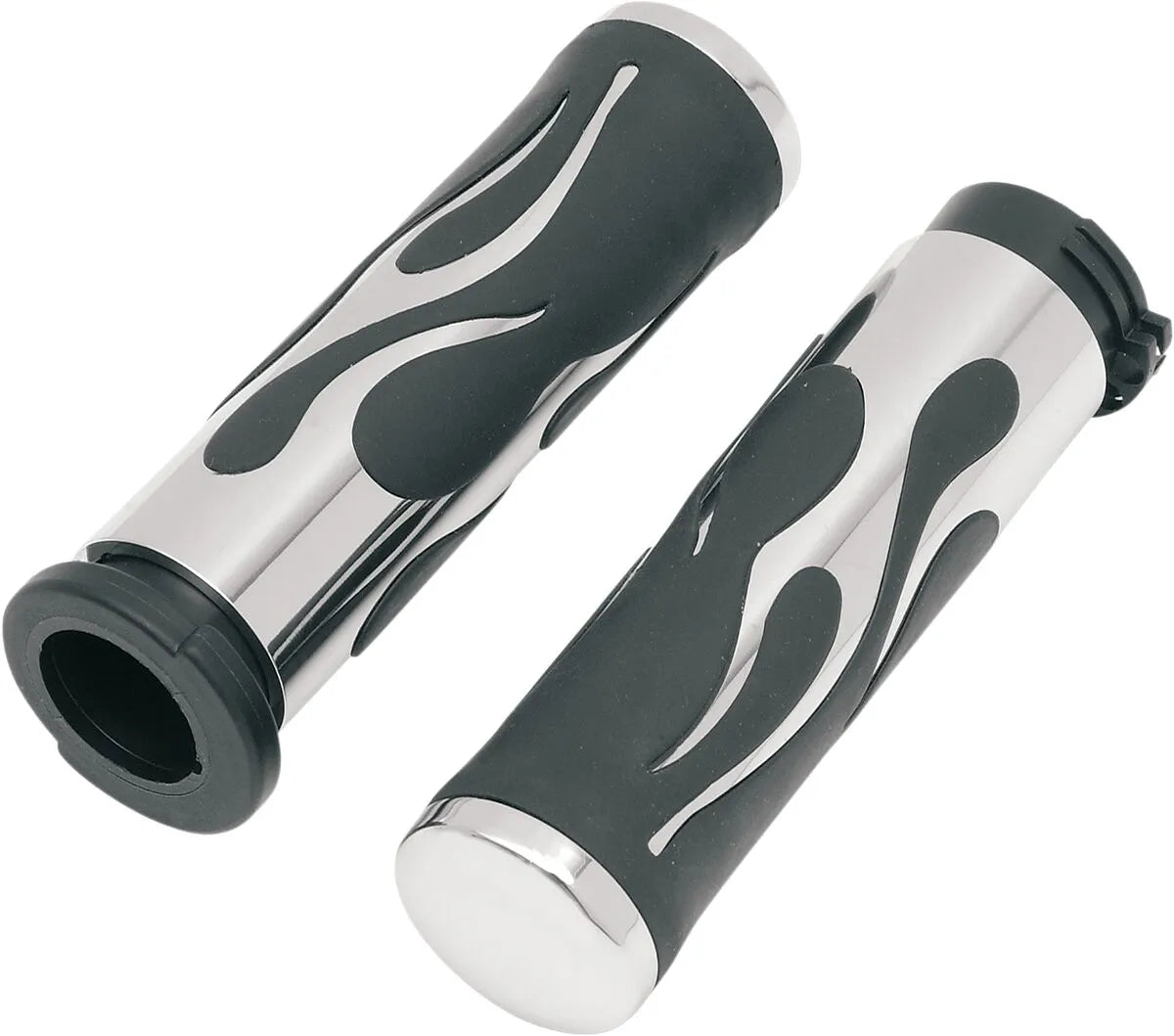 DRAG SPECIALTIES Flame Chrome Grepp - PE06300268 bild 1 PMIMAGE:0E7171AFEB35FB23DD3A