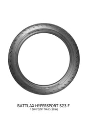 BRIDGESTONE Battlax Hypersport S23 120/70ZR17 (58W) Framdäck - PE03010989 bild 3 PMIMAGE:F3B2F6915F082C34D43C