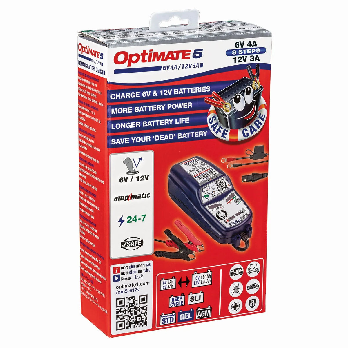 TECMATE OptiMate 5 6V/12V Batteriladdare - PE38070579 bild 2 PMIMAGE:809B60770C1D237A499E