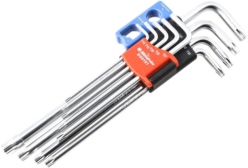 BIKESERVICE Magnetisk Torx-nyckelset Extra Lång 9-delar - PE38120662 bild 1 PMIMAGE:17553CBF609296E8E12D
