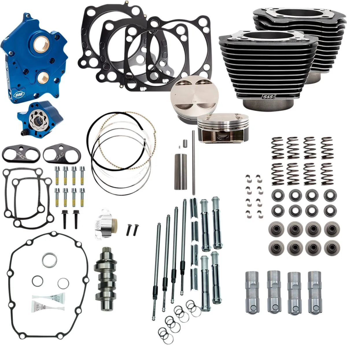 S&S CYCLE 128" Power Package för 114"/117" Oil Cooled M8 - PE09040095 bild 1 PMIMAGE:9EB5CCBF6096F6B01770