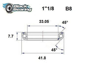 BLACK BEARING Headsetlager HB 30.5X41.8X7.7MM 45°/45° - PE04100397 bild 1 PMIMAGE:621EB35CAE99CEF832D1