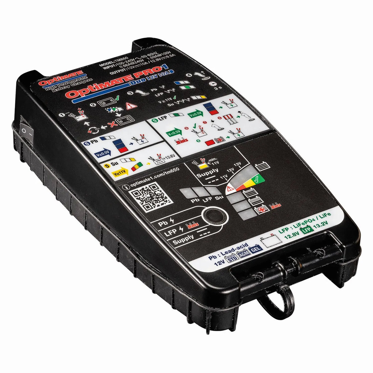 TECMATE OptiMate Pro-1 DUO Batteriladdare och Testare - PE38070650 bild 4 PMIMAGE:5DBD36B7EEE1E0A37FB6
