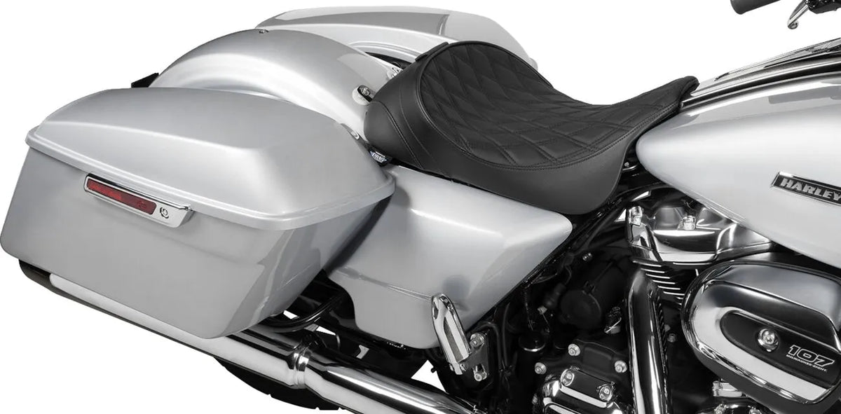 Drag Specialties Seats Solo Front Seat with Backrest Option Sadlar Harley Touring - PE08011955 bild 5 PMIMAGE:9E6C30121087111CF84C