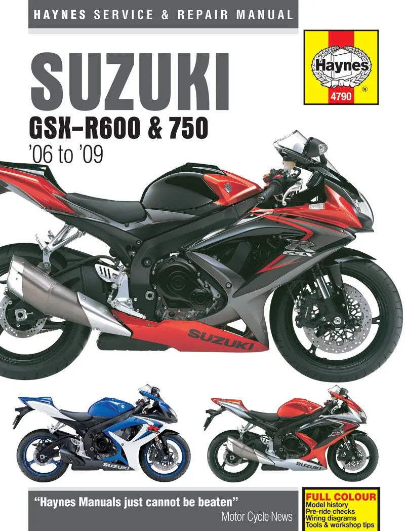 HAYNES Service Manual Suzuki GSX R600 & 750 (06) - PE42010305 bild 1 PMIMAGE:B4E52D0437958EAED3A9