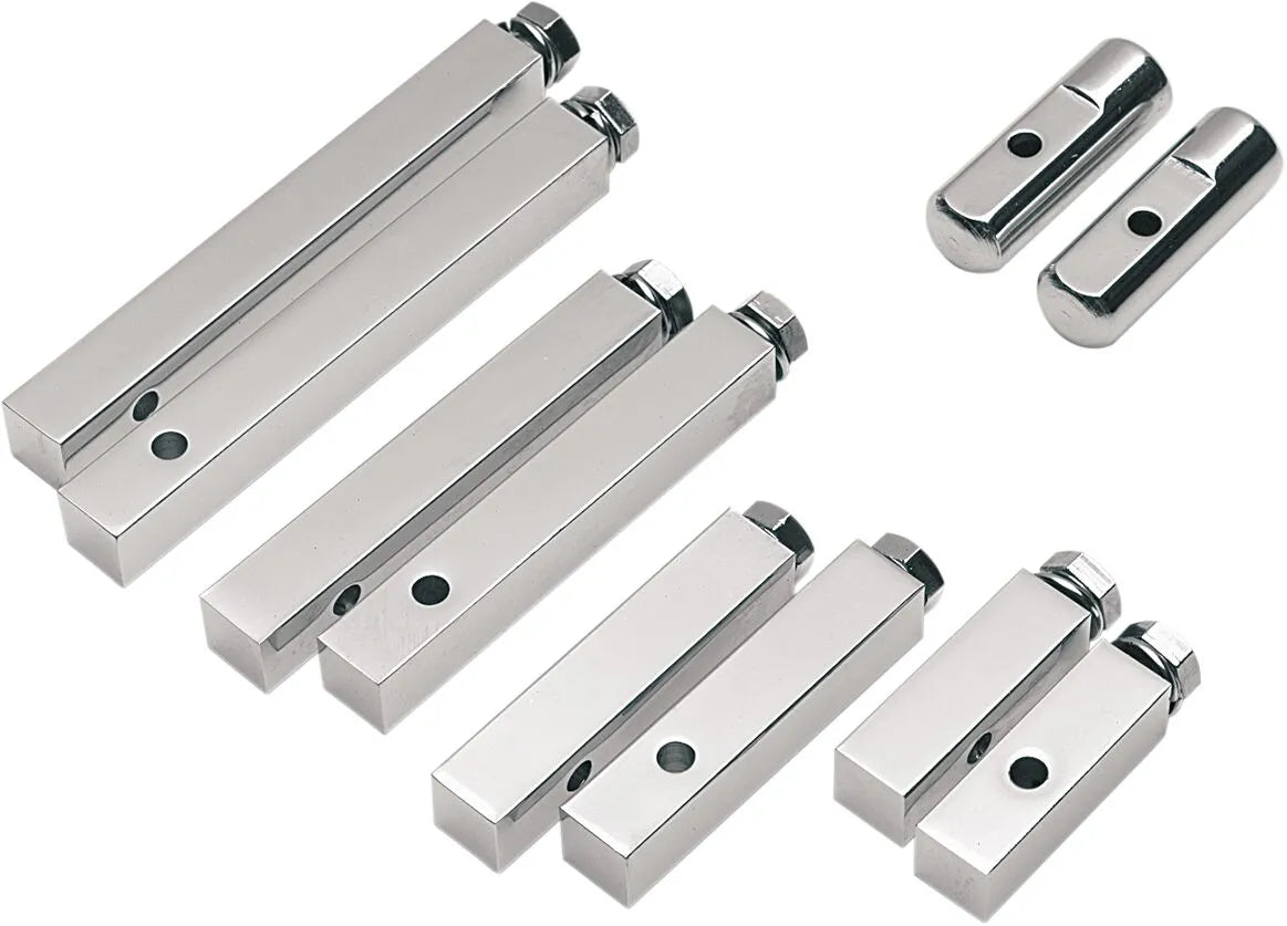 DRAG SPECIALTIES 5/8" Fotpinnsmonteringsblock i krom - PEDS253054 bild 1 PMIMAGE:69A6505DDEBF82D542F2