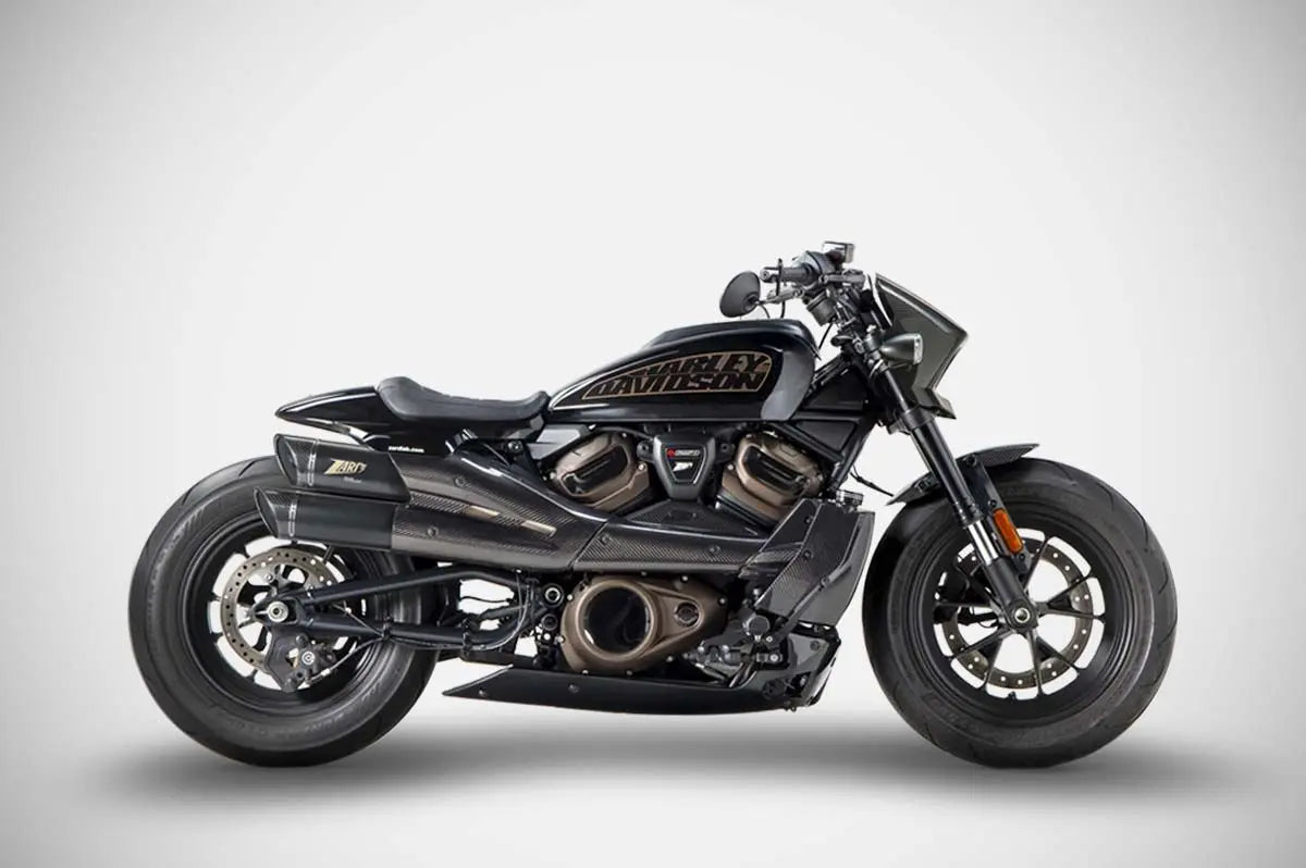 ZARD GT Full Avgassystem 2:2 Slip-On Kit för Harley Davidson Sportster S - PE18011907 bild 4 PMIMAGE:1DACAEA775007950DC6C