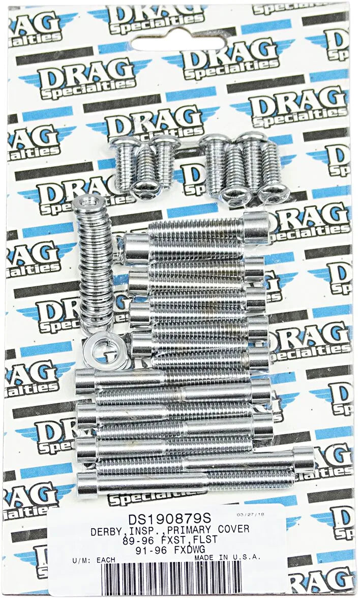 DRAG SPECIALTIES Komplett Bultarset för Primary- och Derbytäckning - PEDS190879S bild 2 PMIMAGE:D608149C0E20DAD5F205